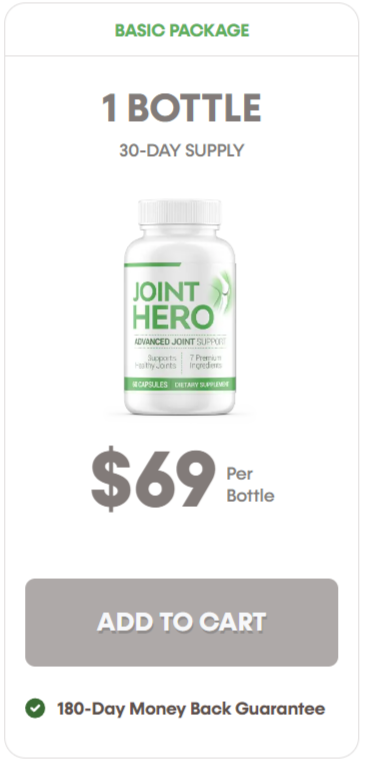 Joint Hero pricing